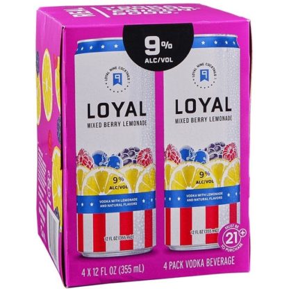 Loyal Nine Mixed Berry Lemonade 4-pk Cans 12OZ