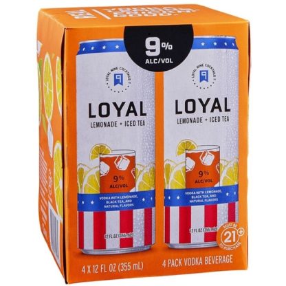 Loyal Nine Lemonade & Iced Tea 4-pk Cans 12OZ