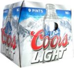Coors Light 16 Oz 9 Pk Aluminum Btls 16OZ