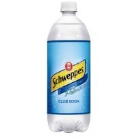 Schweppes Club Soda 1.0 Ltr 1L
