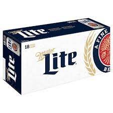 Miller Lite 18-pk Cans 12OZ