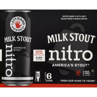 Left Hand Nitro Stout 6 Pk Cans 12.8Z