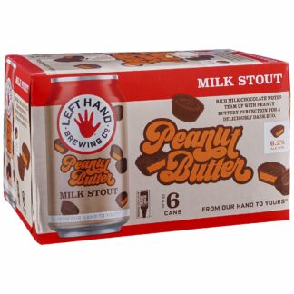Left Hand Peanut Butter Milk Stout 6 Pk 12OZ
