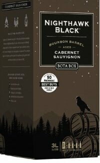 Bota 3l Nighthawk Bourbon Barrel Cabernet Box 3LTR