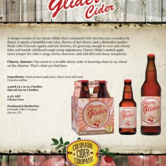 Ccc Glider Cherry Cider 4 Pk 12OZ