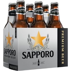 Sapporo Draft 6-pk Nr 12OZ