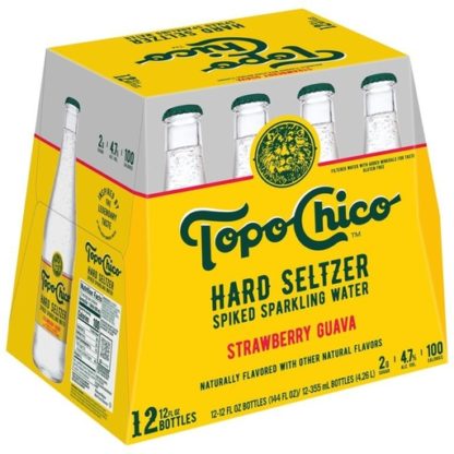 Topo Chico Strawberry Guava 12 Pk Btl 12OZ