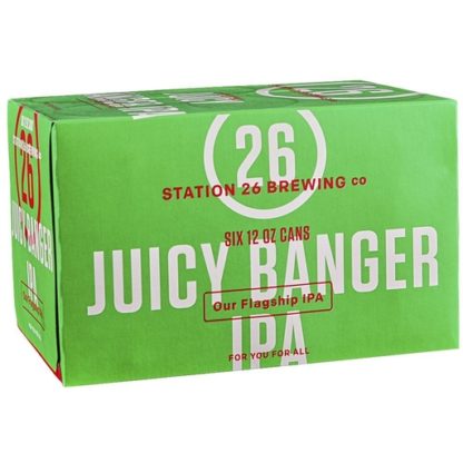 Station 26 Juicy Banger Ipa 6pk 12OZ
